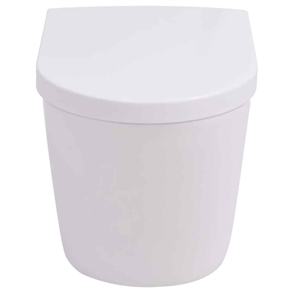 Abilene White Wall Hung Toilet - Soft Close Seat