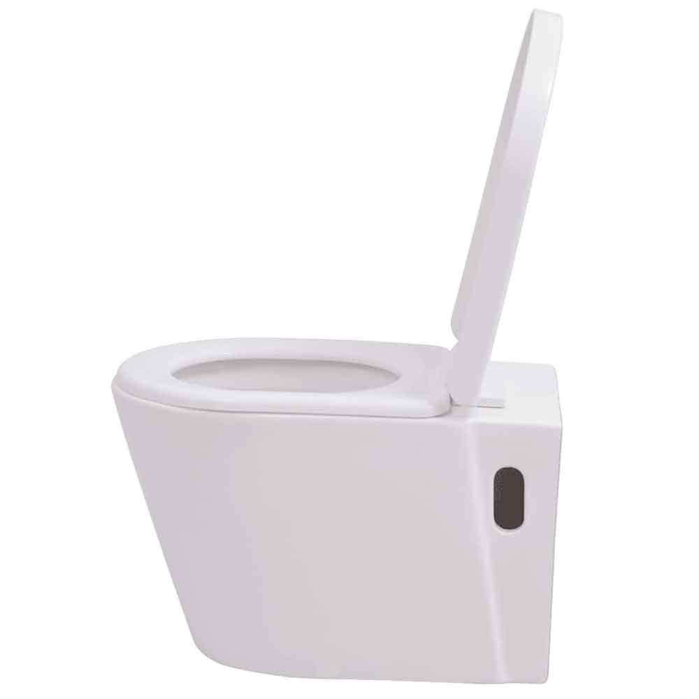Abilene White Wall Hung Toilet Pack - Soft Close Seat