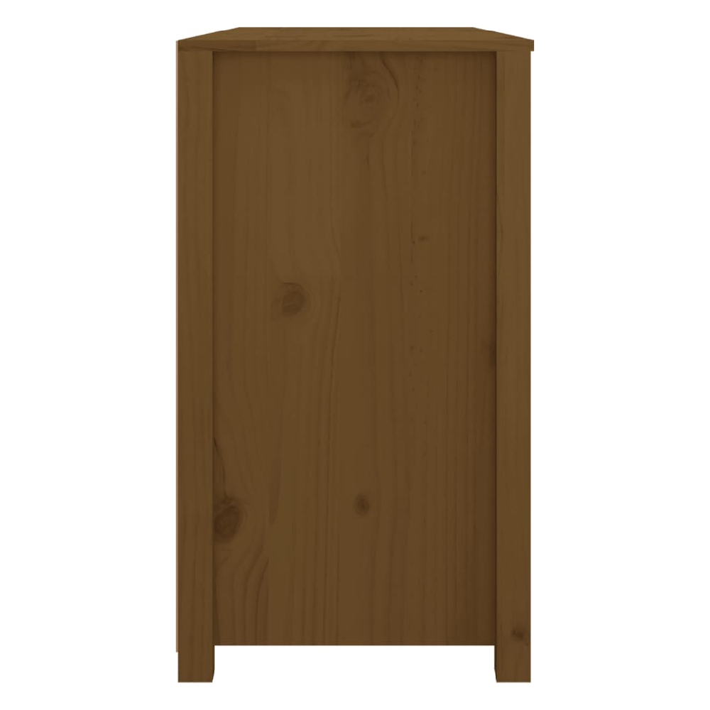Abilene Wooden Chest Of 6 Drawers In Honey Brown