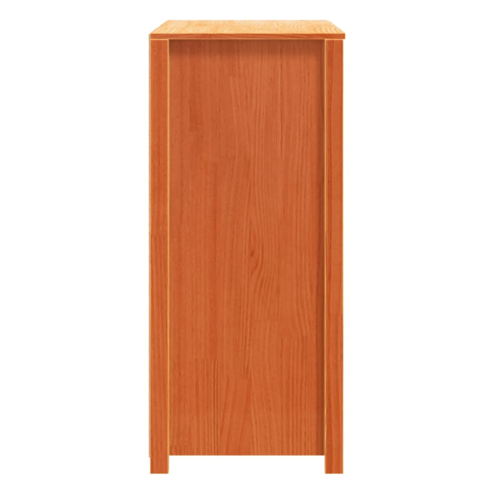 Abilene Wooden Chest Of 8 Drawers In Wax Brown