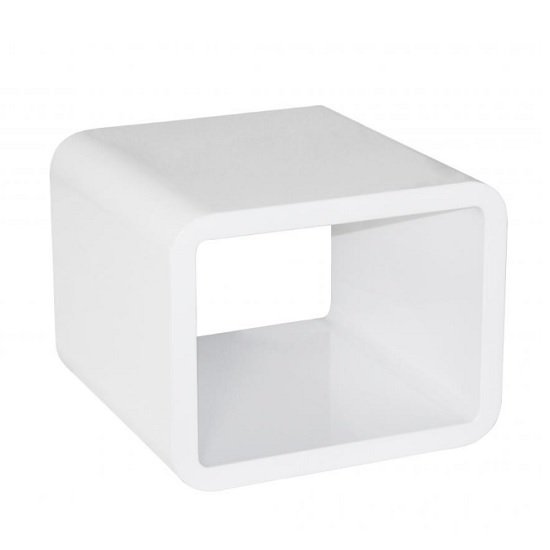 Read more about Cariel high gloss lamp table square in white