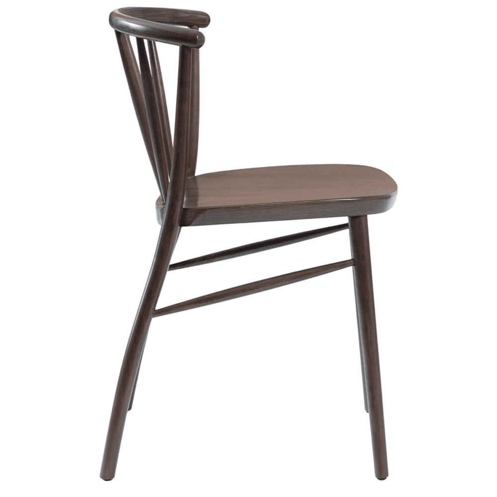 Abiquiu Antique Grey Wooden Side Dining Chairs In Pair