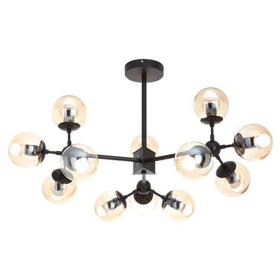 Read more about Abita 12 bulbs pendant light in matte black