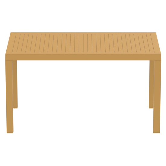Aboyne Outdoor Rectangular 140cm Dining Table In Teak_2