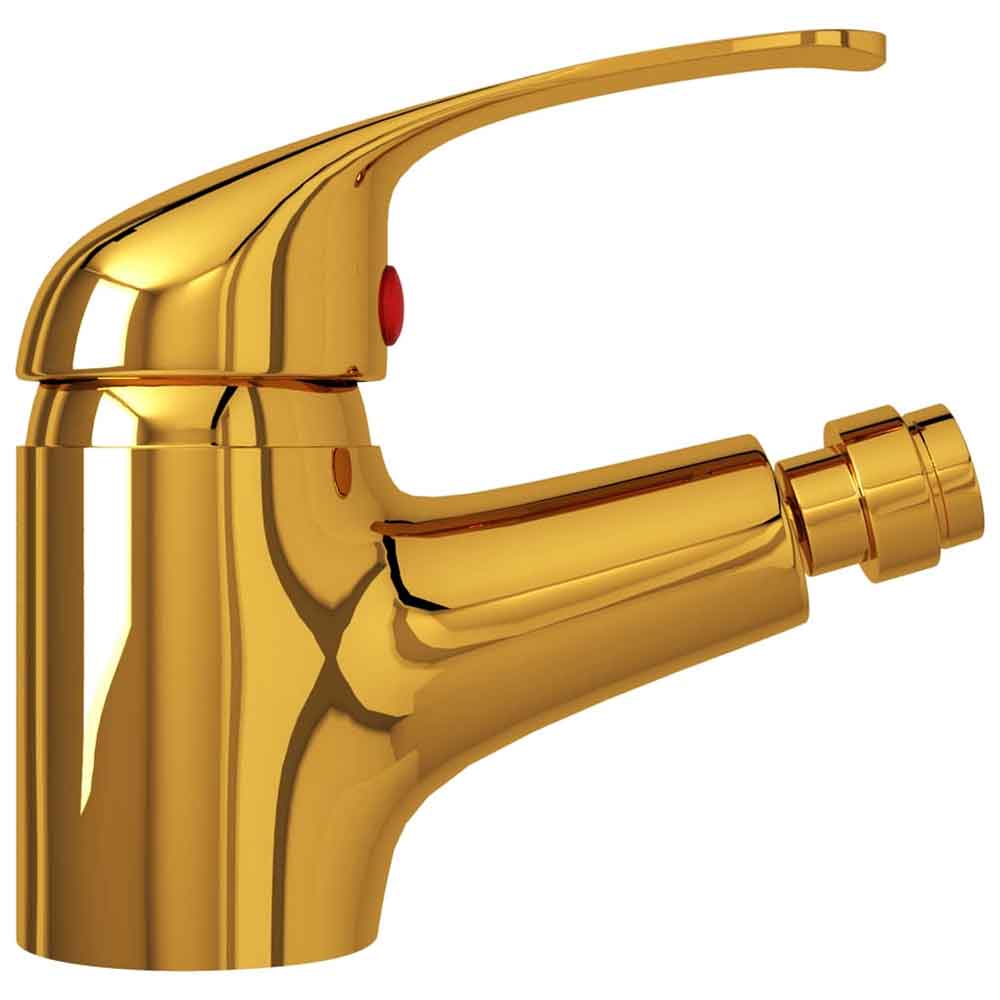 Absecon Bidet Mixer Tap Without Waste - Gold