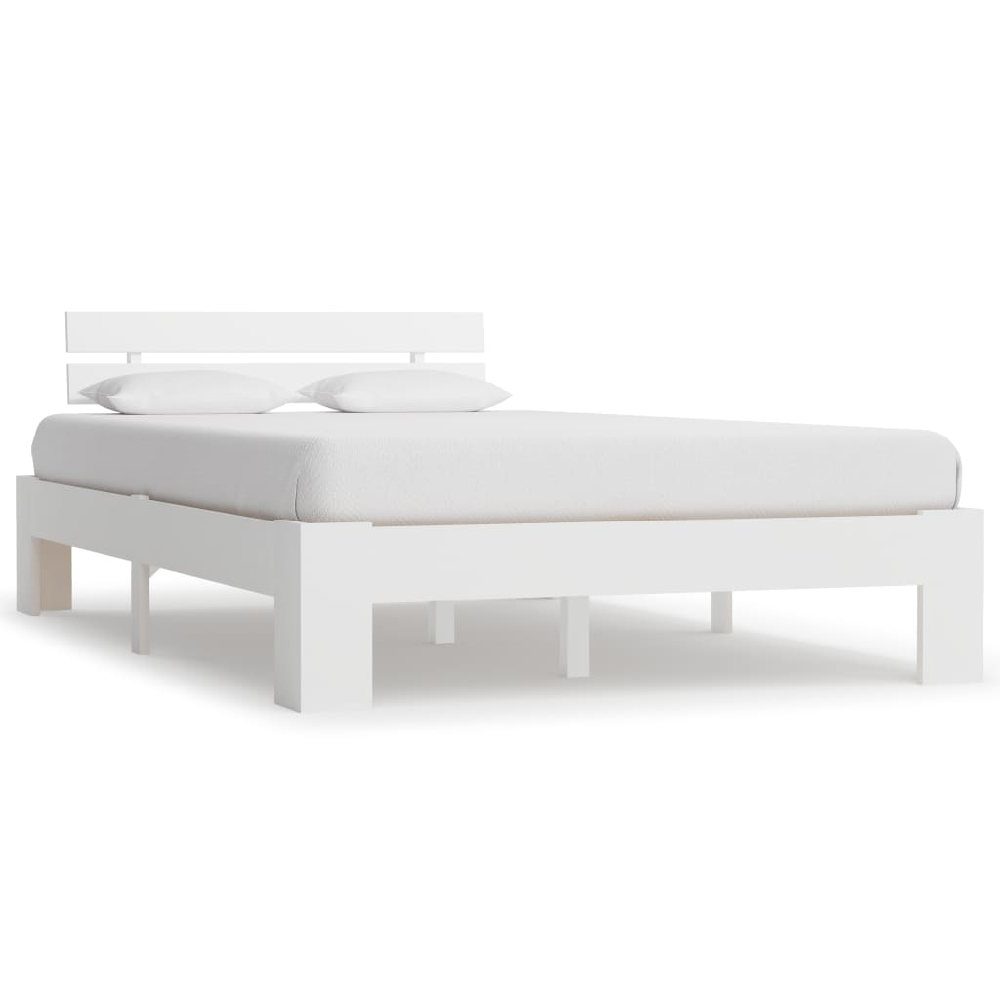 Read more about Absecon wooden double bed in white