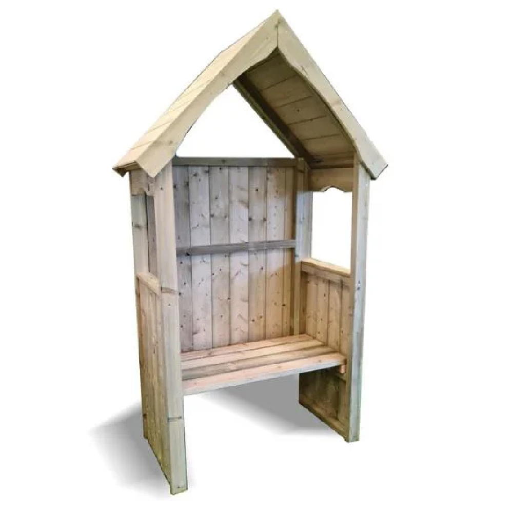 Absecon Wooden Garden Arbour In Natural