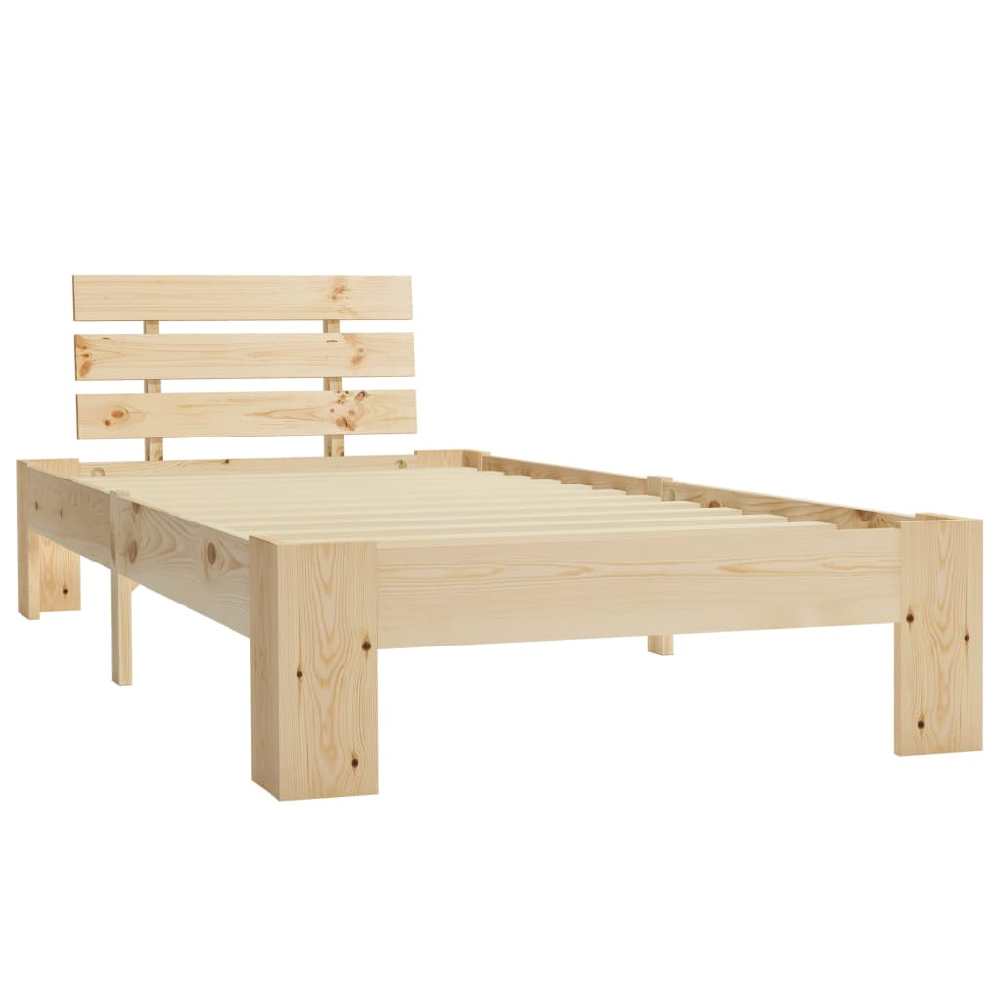 Absecon Wooden Single Bed In Natural