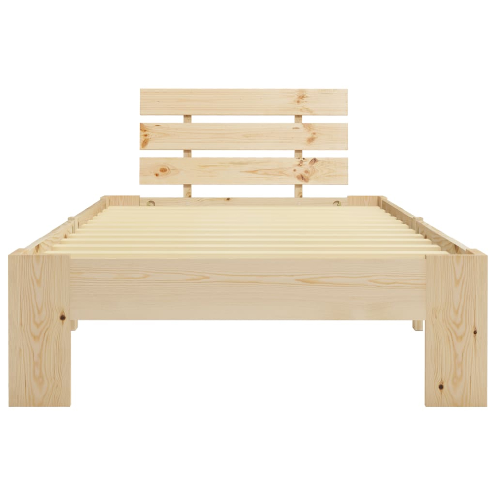 Absecon Wooden Single Bed In Natural