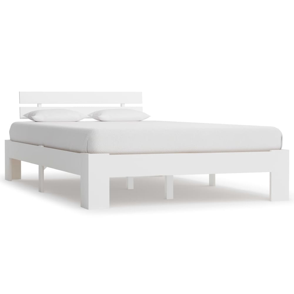Read more about Absecon wooden small double bed in white