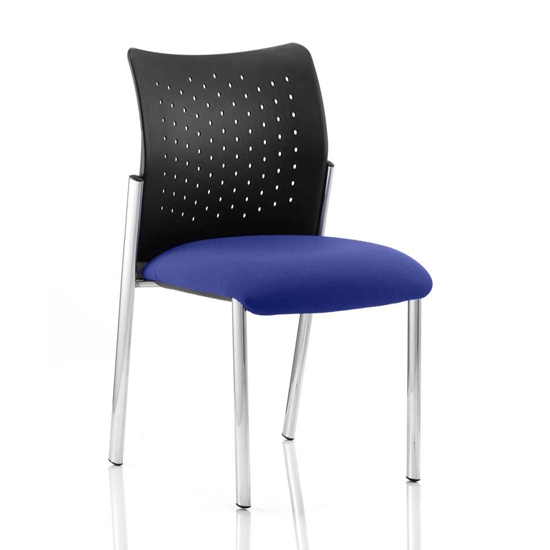 Photo of Academy office visitor chair in stevia blue no arms