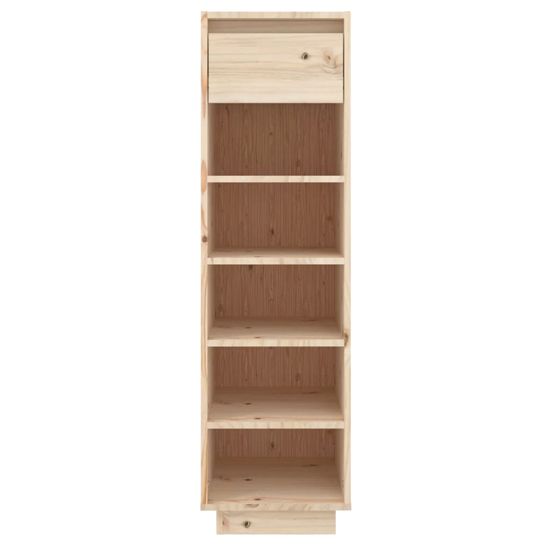 Acasia Pine Wood Shoe Storage In Natural Furniture in Fashion
