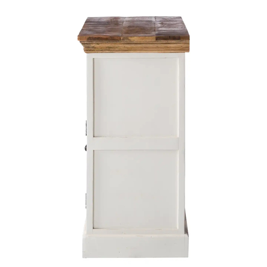 Accra Solid Mango Wood Sideboard With 2 Doors 1 Drawer In Oak