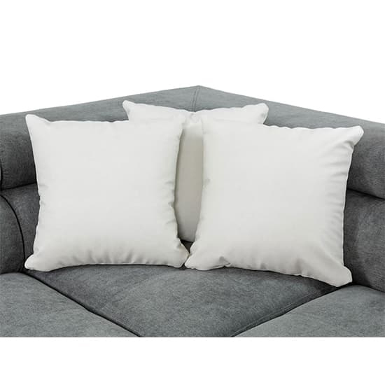 Acker Fabric Left Hand Corner Sofa Bed In Grey And White_3