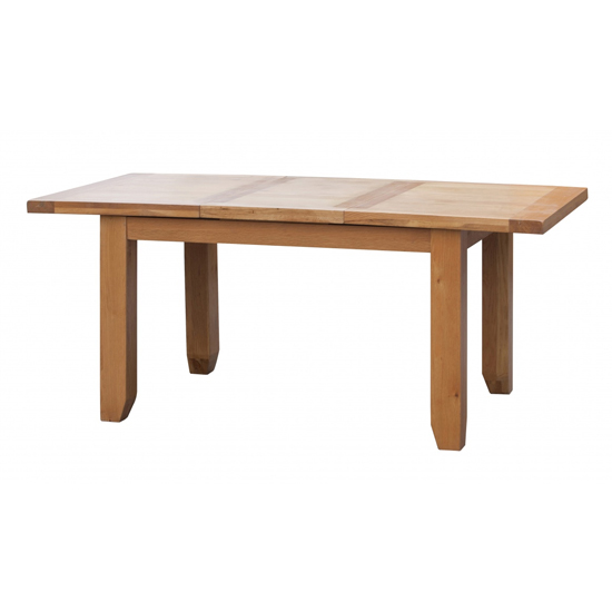 Adriel Wooden Extending Dining Table Large In Light Oak