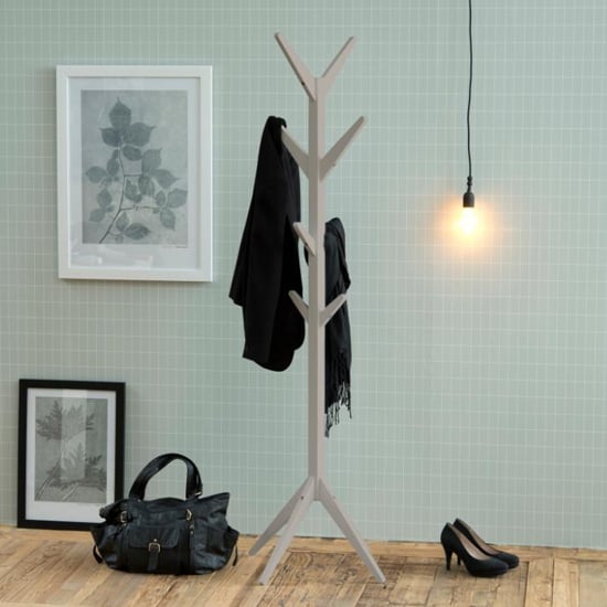 Photo of Acosta wooden coat stand in grey