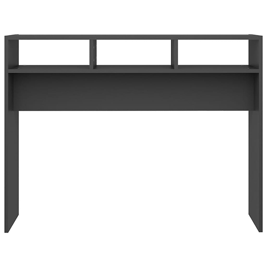 Acosta Wooden Console Table With 3 Shelves In Grey_3