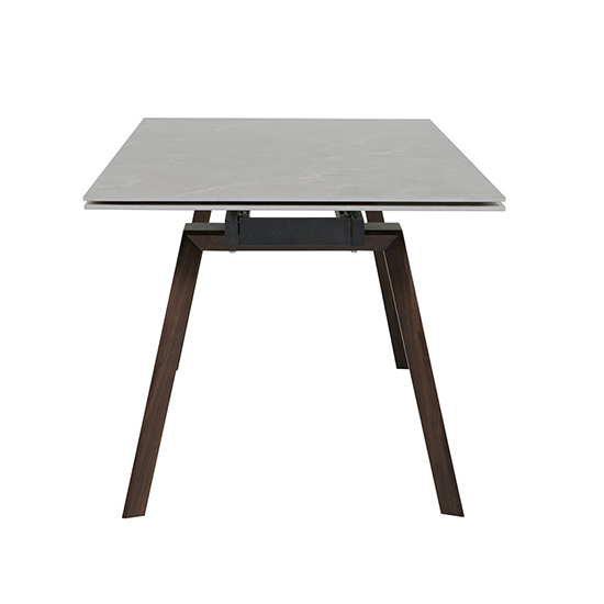 Acton Ceramic Extending Dining Table Rectangular In Latte_5