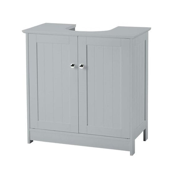 Adamo Vanity Unit In Grey With 2 Doors