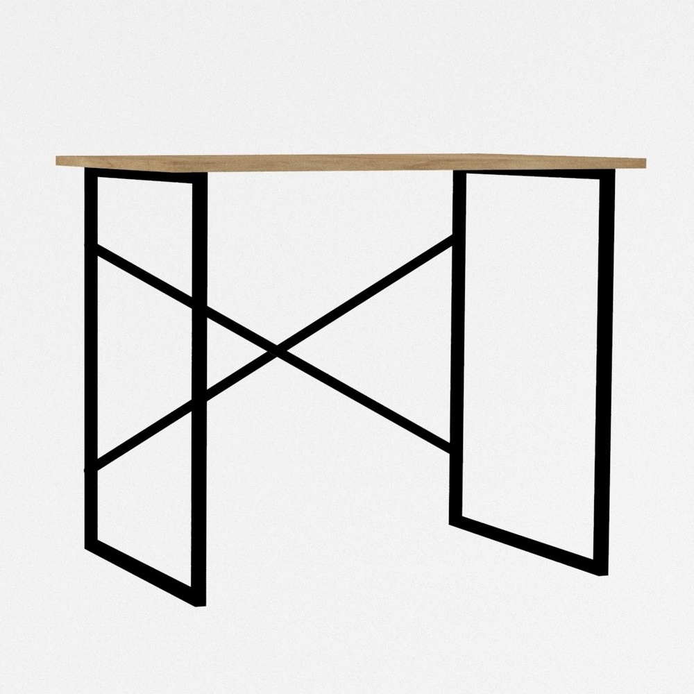 Addis Wooden Laptop Desk in Oak and Black