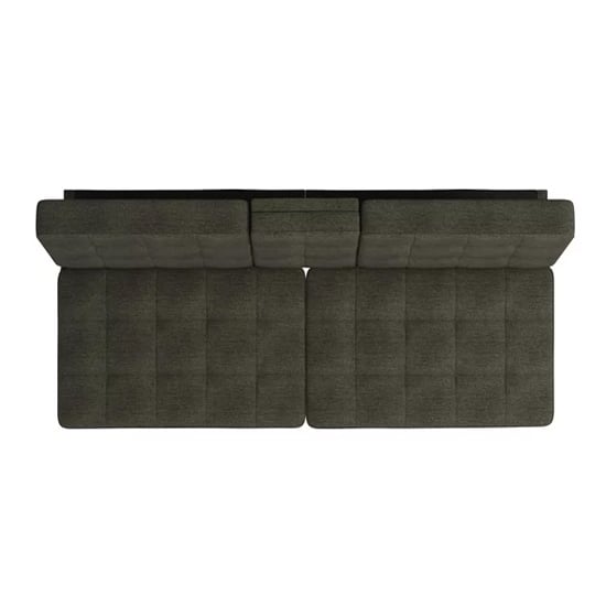 Adel Convertible Futon Linen Fabric Sofa Bed In Grey