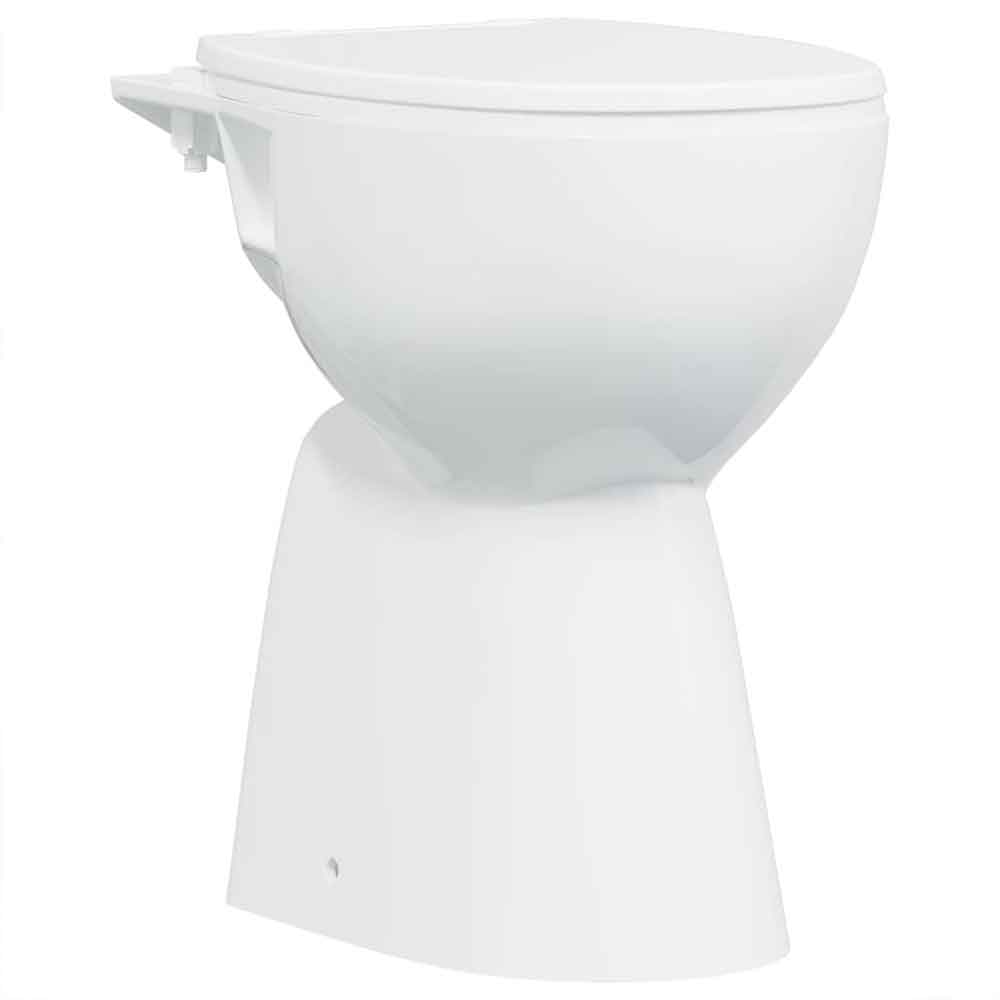 Adel White Rimless Comfort Height Toilet - Soft Close Seat