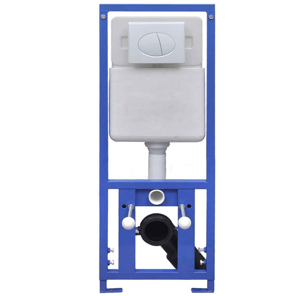 Adel White Rimless Wall Hung Toilet Pack With Bidet Function - Soft Close Seat