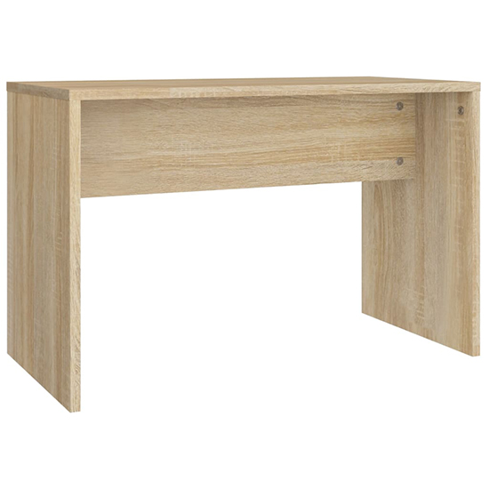 Adhra Wooden Dressing Table Set In Sonoma Oak With LED Lights