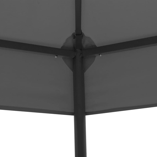 Adica Fabric Garden Gazebo Hexagonal In Anthracite