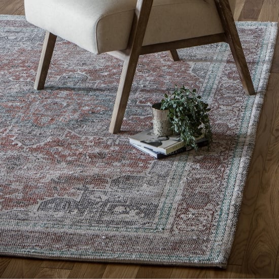 Adlance Fabric Vintage Rug In Antique