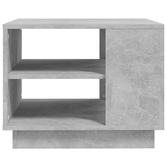 Adolfo Wooden Coffee Table With Undershelf In Concrete Effect