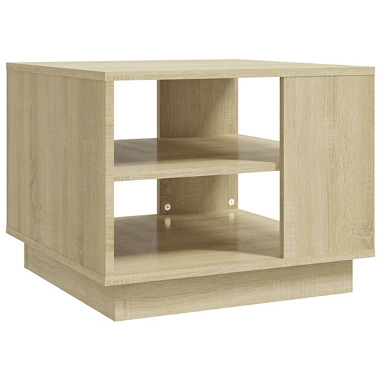 Adolfo Wooden Coffee Table With Undershelf In Sonoma Oak