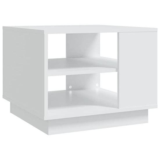 Adolfo Wooden Coffee Table With Undershelf In White
