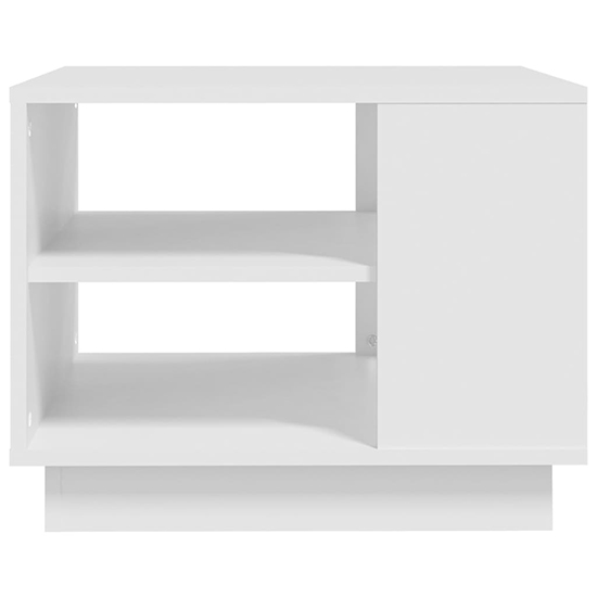 Adolfo Wooden Coffee Table With Undershelf In White