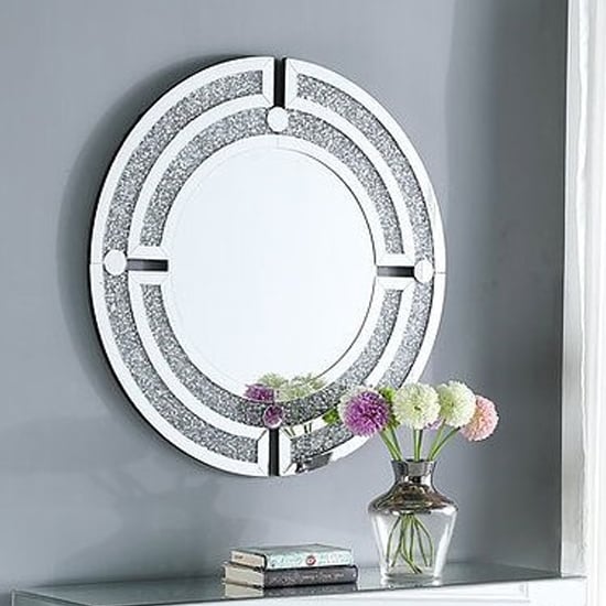 Product photograph of Adrasteia Round Wall Mirror from Furniture in Fashion