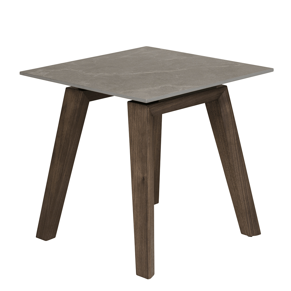 Read more about Adrian ceramic square lamp table in brown