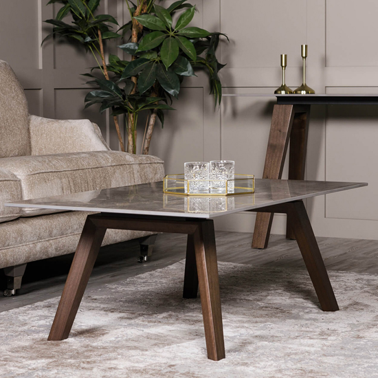 Read more about Adrian sintered stone top coffee table in latte