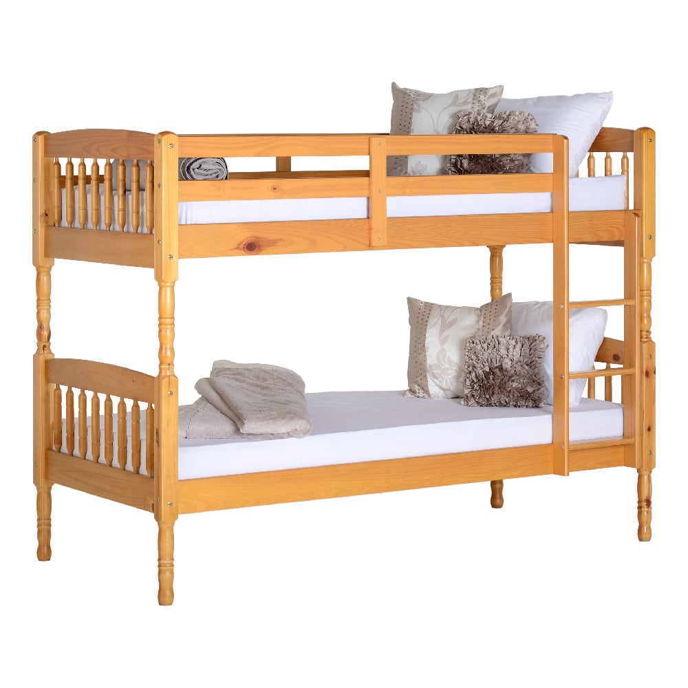 Read more about Adrian wooden children bunk bed in antique pine