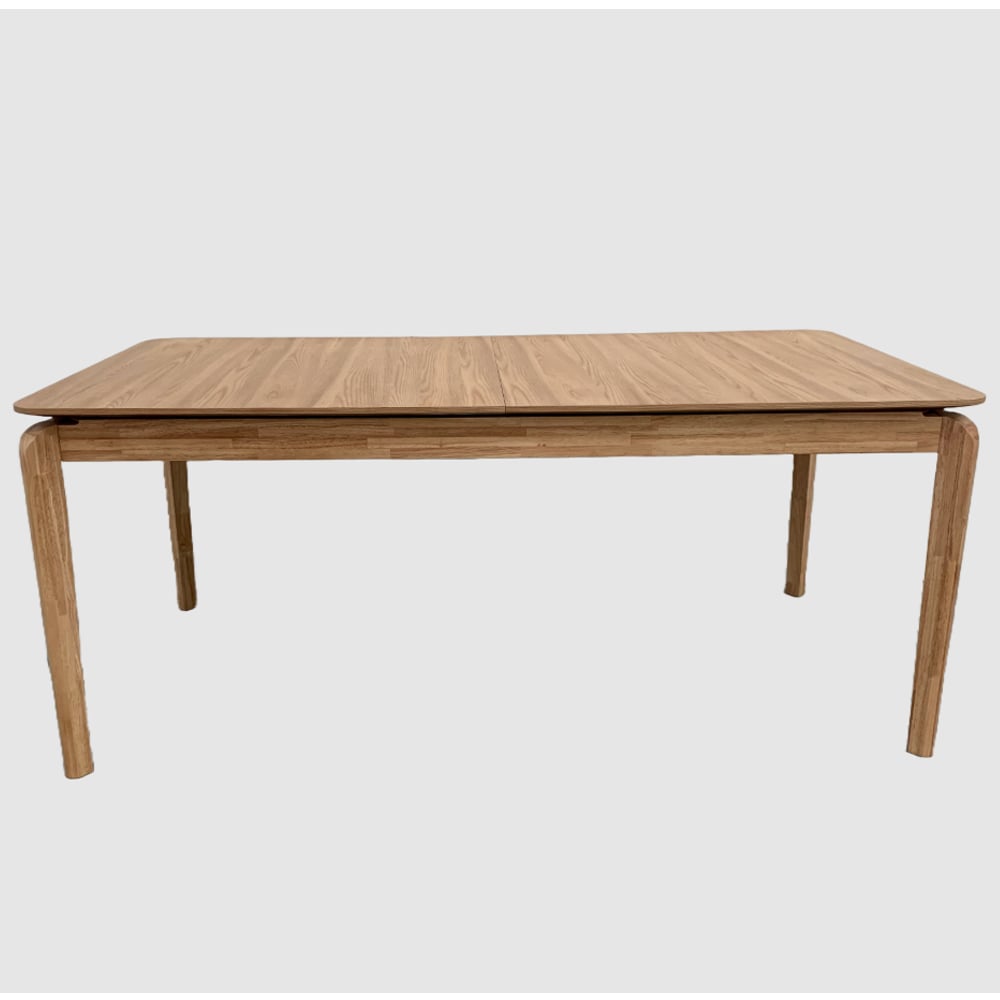 Adrian Wooden Rectangular Extending Dining Table In Natural