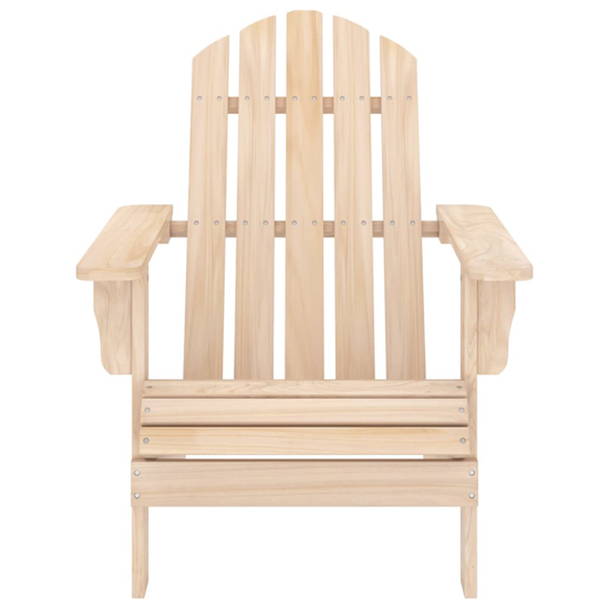 Adrius Garden Chair With Ottoman And Table In Light Brown