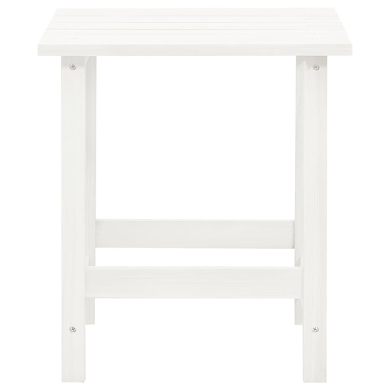 Adrius Garden Chair With Ottoman And Table In White