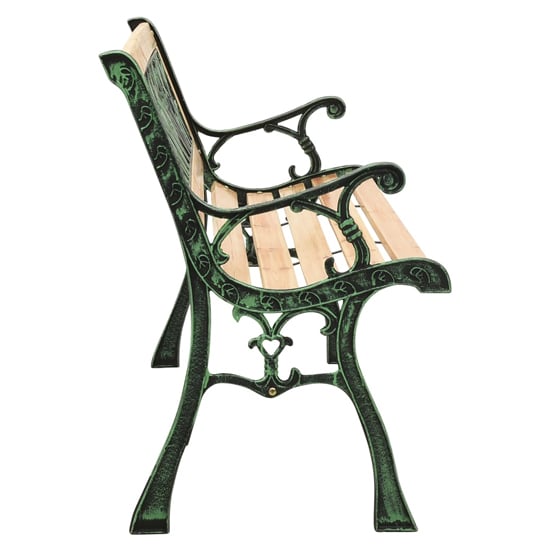 Adyta Outdoor Wooden Tulip Design Seating Bench In Natural