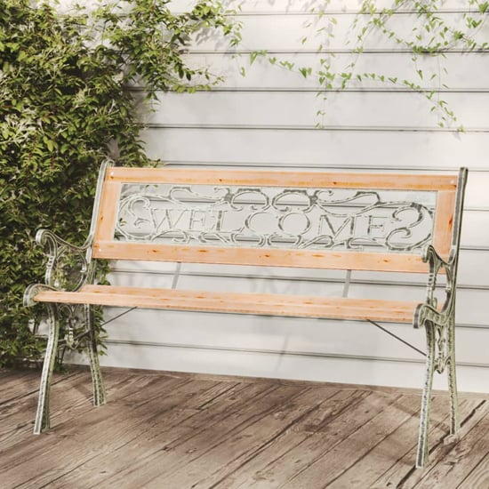 Product photograph of Adyta Outdoor Wooden Welcome Design Seating Bench In Natural from Furniture in Fashion