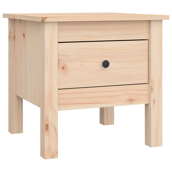 Aeneas Solid Pinewood Side Table With 1 Drawer In Natural_3