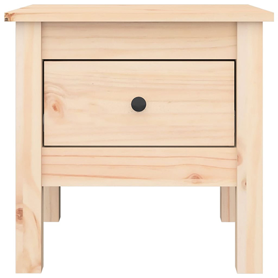 Aeneas Solid Pinewood Side Table With 1 Drawer In Natural_5