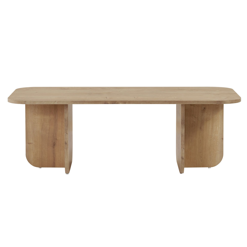 Aerin Wooden Rectangular Coffee Table in Sapphire Oak