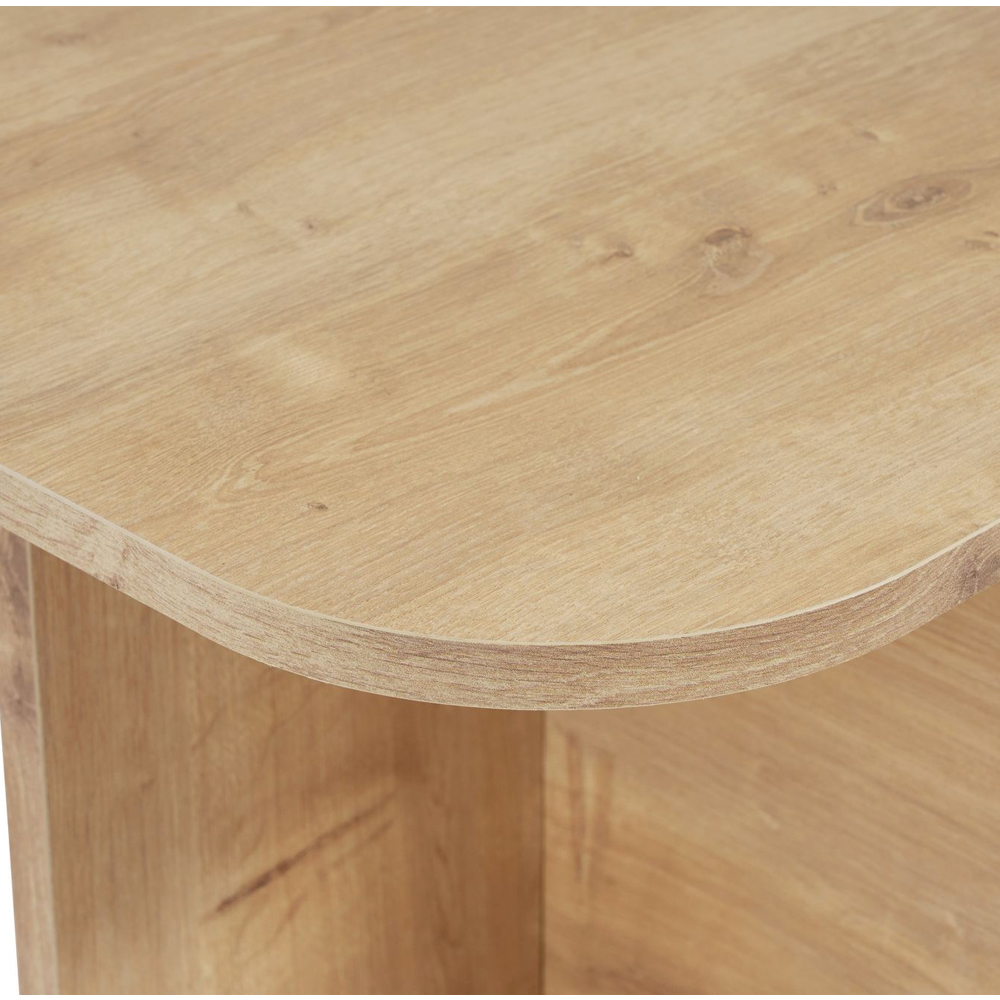 Aerin Wooden Rectangular Coffee Table in Sapphire Oak
