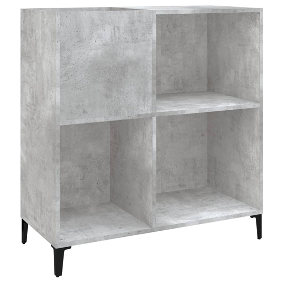 Aero Wooden Shelving Unit In Concrete Effect