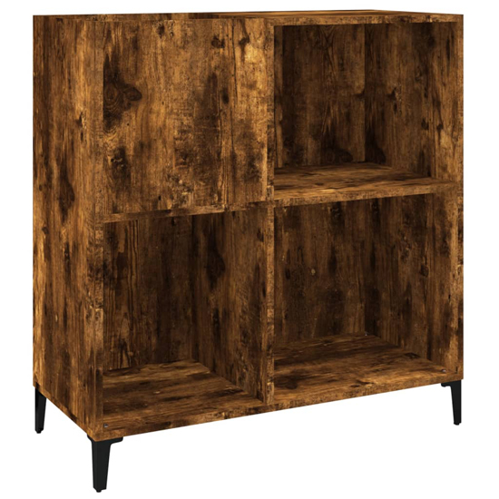 Aero Wooden Shelving Unit In Smoked Oak