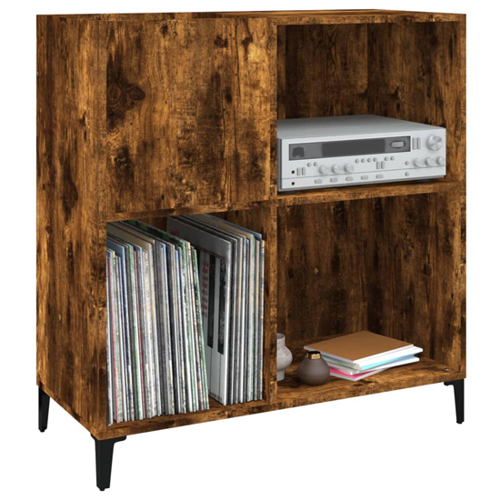 Aero Wooden Shelving Unit In Smoked Oak